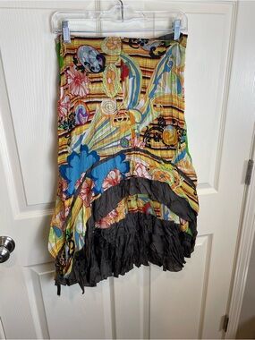 Alberto Makali Crinkle Boho Skirt 8